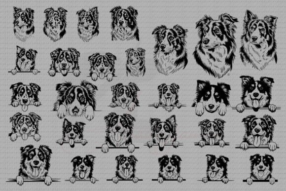 Australian Shepherd SVG Bundle Dog SVG