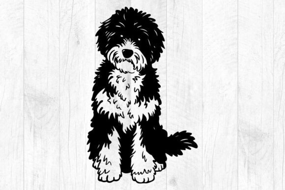 Bernedoodle Dog Svg Files for Cricut