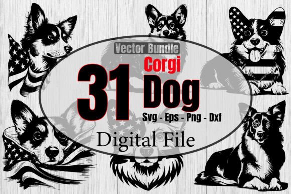 Corgi Dog Svg Bundle