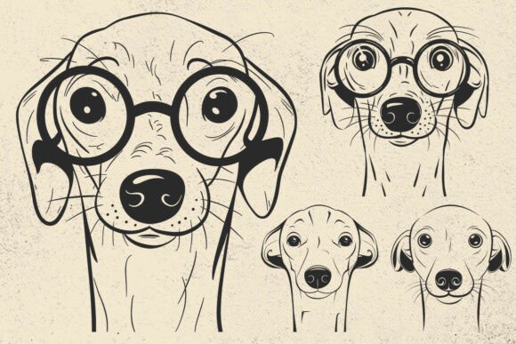 Cute Italian Greyhound Svg