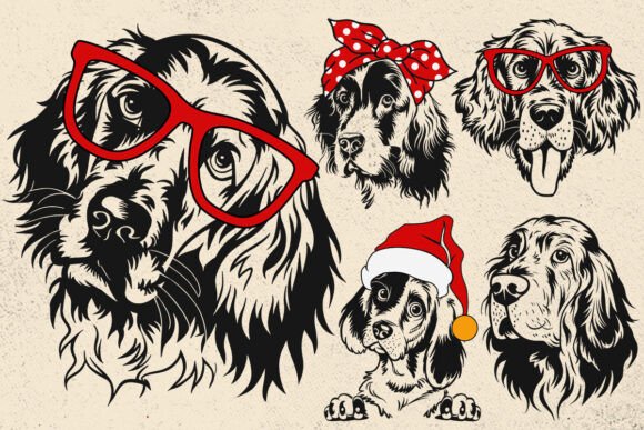 English Setter Svg for Real Projects