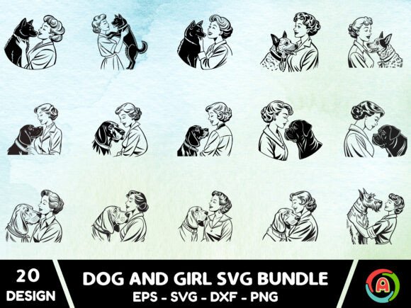 Girl with Dog Svg Bundle2 Review