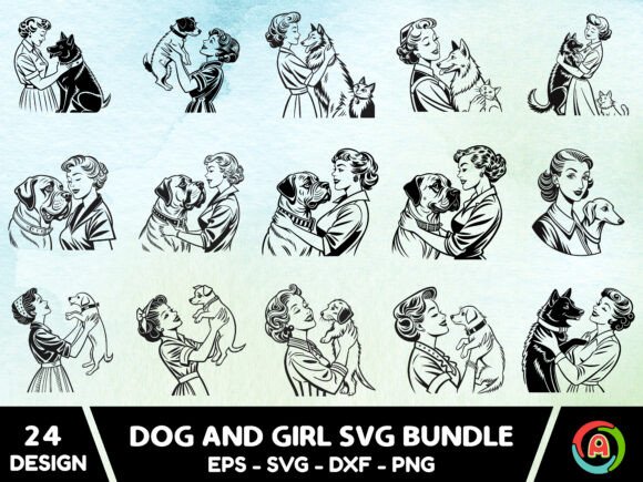 Girl with Dog Svg Bundle3 Review