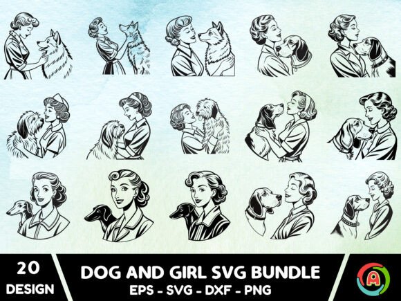Girl with Dog Svg Bundle5 Review
