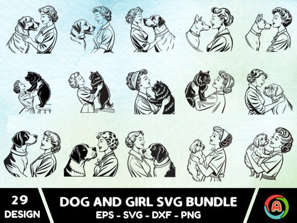 Girl with Dog Svg Bundle7 Review
