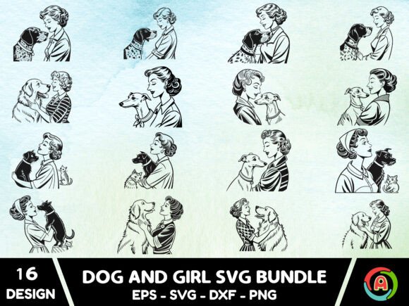 Girl with Dog Svg Bundle8 Review
