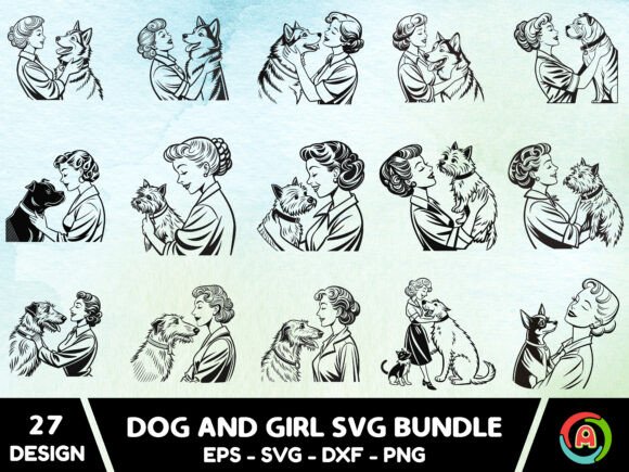 Girl with Dog Svg Bundle9 Review