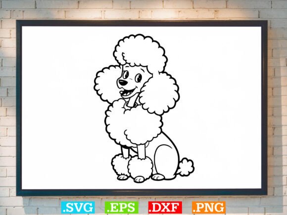 Poodle Dog Svg