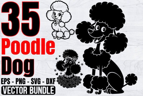 Poodle Dog Svg Bundle