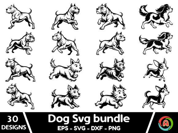 Vintage Dog Svg Bundle